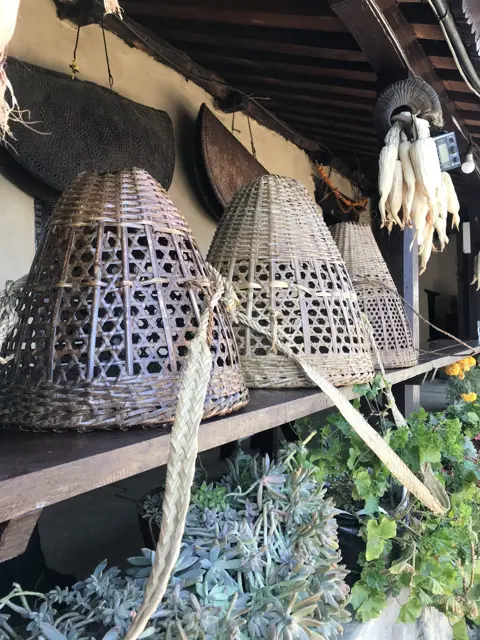Bamboo doko baskets